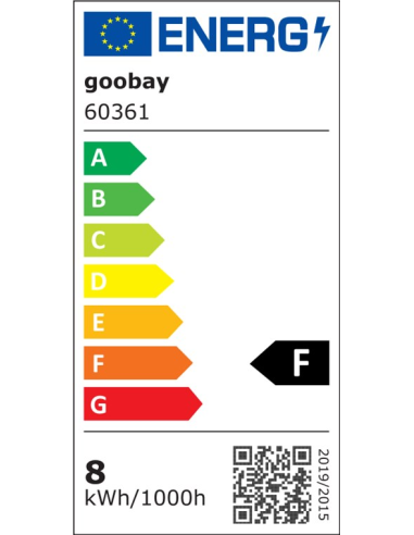 
60361 GOOBAY - Lámpara de aumento LED con abrazadera  8W 
650lm, lente de cristal de 127 mm, aumento de 1,75x, 3 dioptrías