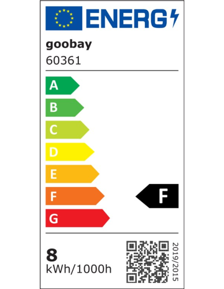 
60361 GOOBAY - Lámpara de aumento LED con abrazadera  8W 
650lm, lente de cristal de 127 mm, aumento de 1,75x, 3 dioptrías
