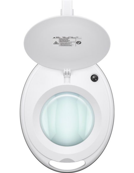 
60361 GOOBAY - Lámpara de aumento LED con abrazadera  8W 
650lm, lente de cristal de 127 mm, aumento de 1,75x, 3 dioptrías