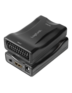 Convertidor de vídeo, EuroConector/F a HDMI-A/F, 1080p, negro

VISTA POR LOS DOS LADOS