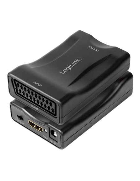 Convertidor de vídeo, EuroConector/F a HDMI-A/F, 1080p, negro

VISTA POR LOS DOS LADOS