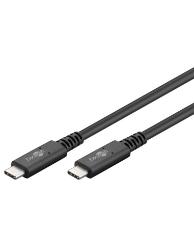 
60200 GOOBAY - Cable de 1,00 m Cable USB4 40 Gbps USB-C a USB-C 100W Negro Goobay Bulk