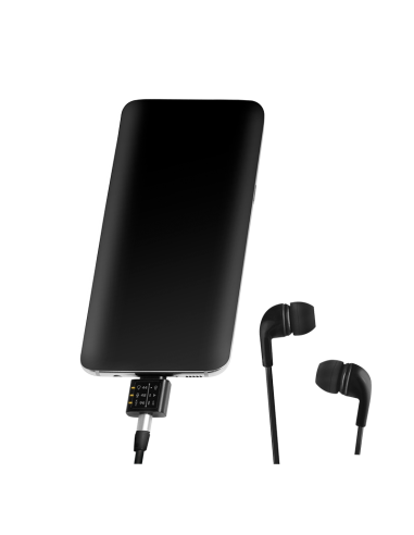 
UA363 LOGILINK - Adaptador de audio USB 3.2 con EQ, USB-C/M a 3,5 mm/F, negro LogiLink