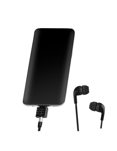 
UA363 LOGILINK - Adaptador de audio USB 3.2 con EQ, USB-C/M a 3,5 mm/F, negro LogiLink