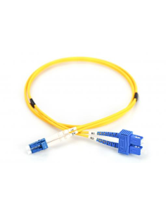 
DIGITUS FO patch cord, duplex, LC to SC SM OS2 09/125 µ, 2 m 
Product number: DK-2932-02
EAN: 4016032249641 2