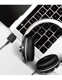 
UA0363 LOGILINK - Adaptador de audio USB 3.2 con EQ, USB-C/M a 3,5 mm/F, negro LogiLink