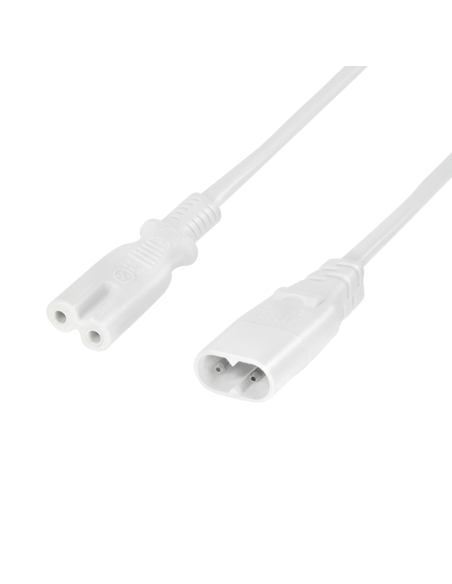 
CP132 Cable Extension C8 M a C7 H 2.00m Blanco Logilink 
