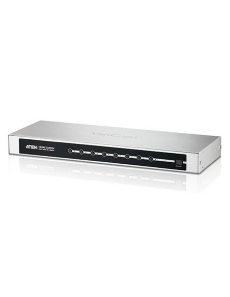 
ATEN VS0801H Conmutador 8x1 HDMI 8 puertos con mando a distancia por infrarrojos