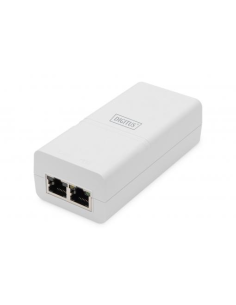 
DN-95132 Inyector Gigabit Ethernet PoE+ 802.3at, 30 W, carcasa pequeña, blanco Digitus