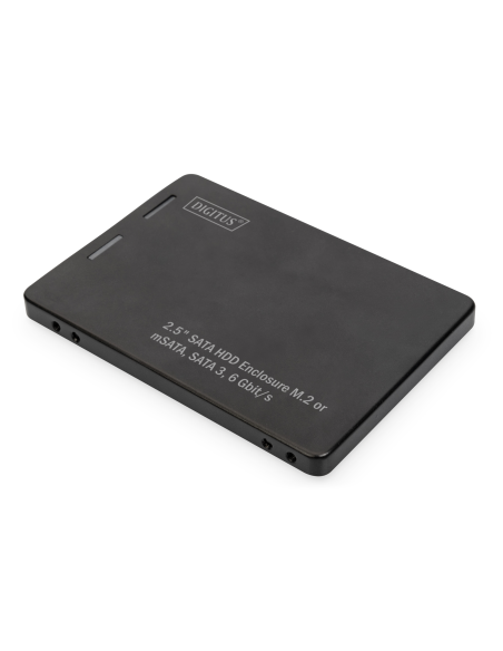 
 DIGITUS Adaptador de disco duro SATA de 2,5 pulgadas M.2 o mSATA
Número de artículo: DA-71118
EAN: 4016032457688

2,5" S