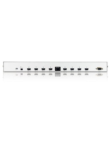 
Conmutador 8x1 HDMI 8 puertos con mando a distancia por infrarrojos