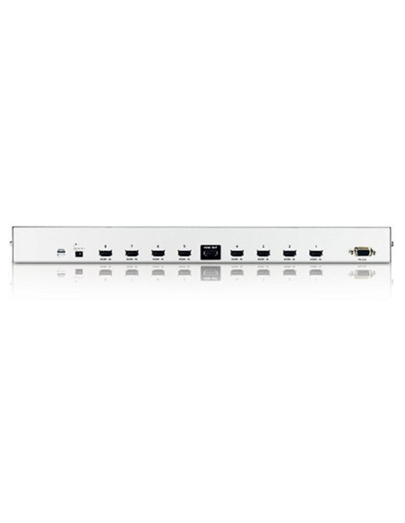 
Conmutador 8x1 HDMI 8 puertos con mando a distancia por infrarrojos