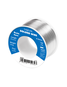 
Carrete de Estaño 1mm  100Gr 2% cobre Logilink