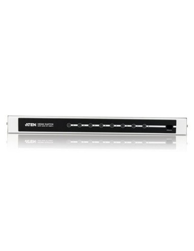 
Conmutador 8x1 HDMI 8 puertos con mando a distancia por infrarrojos