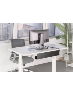 
DA-90448 Raíl guía para cables, montaje debajo de la mesa negro
Ejemplo de instalacion