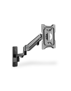 
DA-90428 Soporte de pared para monitor sencillo con muelle neumático 43", máx. 23 kg, negro