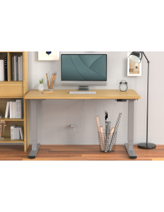 
DA-90435 DIGITUS - Bastidor de mesa eléctrico de altura regulable Motor doble, 3 niveles, gris 2