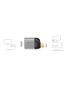 
CUA0204 LOGILINK - Adaptador USB C Macho a HDMI Hembra Compacto 8K/60 Hz (7680x4320) Logilink