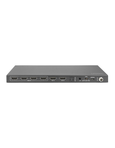 
DS-55509 DIGITUS - 4x2 HDMI Matrix Switch, 4K/60Hz Scaler, EDID, ARC, HDCP 2.2, 18 Gbps