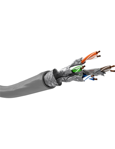 
96093 Bobina CAT 6A S-FTP   50m Instalacion Gris AWG26/7