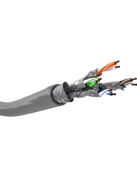 
96093 Bobina CAT 6A S-FTP   50m Instalacion Gris AWG26/7