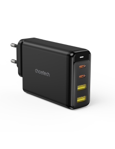 
PD6005 CHOETECH - Cargador GaN 140W 4 puertos (2x USB C, 2x USB) negro Choetech