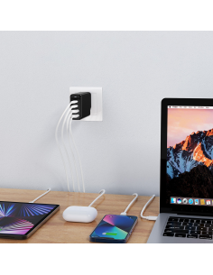 
PD6005 CHOETECH - Cargador GaN 140W 4 puertos (2x USB C, 2x USB) negro Choetech 2