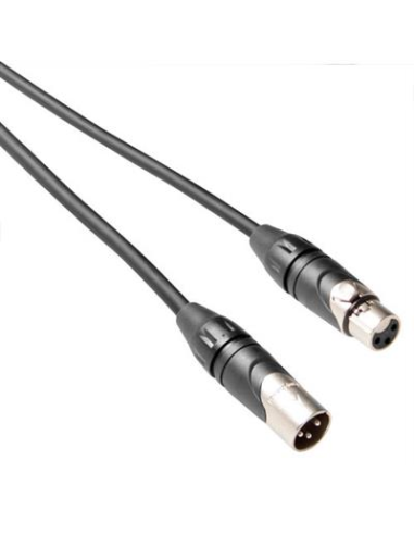 
Cable audio microfono XLR 3-pin macho a hembra de 20m Amphenol