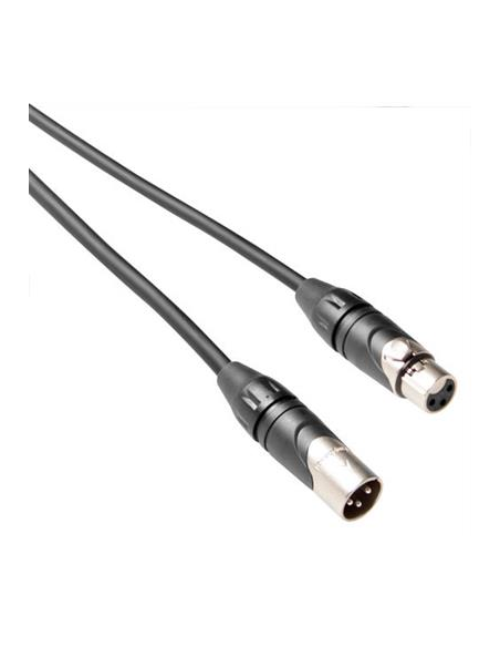 
Cable audio microfono XLR 3-pin macho a hembra de 20m Amphenol