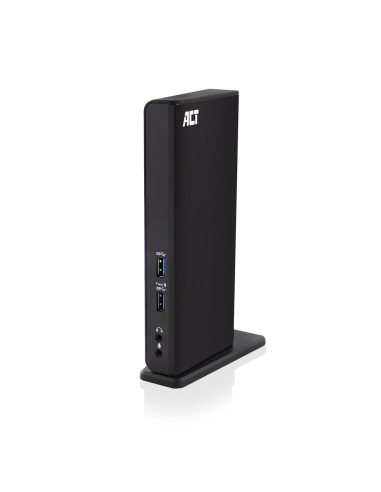 
AC7049 - Estación de acoplamiento para dos monitores ACT USB-C o USB-A. Estación de acoplamiento | USB-C y USB-A | 2xHDMI | 3