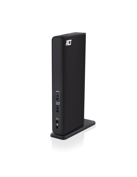 
AC7049 - Estación de acoplamiento para dos monitores ACT USB-C o USB-A. Estación de acoplamiento | USB-C y USB-A | 2xHDMI | 3