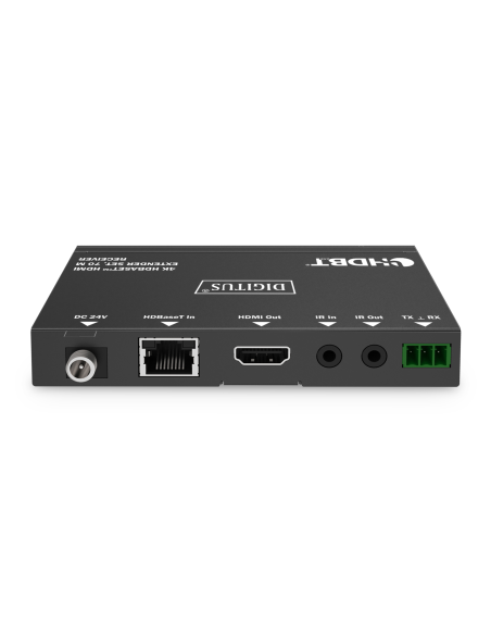 
DS-55520 DIGITUS - Kit extensor HDMI 4K HDBaseT, 70 m, PoC, RS232, IR, negro  Digitus