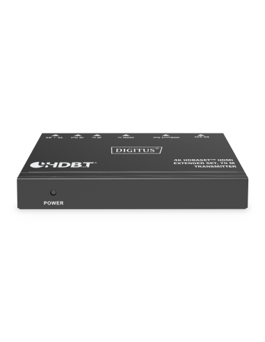 
DS-55520 DIGITUS - Kit extensor HDMI 4K HDBaseT, 70 m, PoC, RS232, IR, negro  Digitus