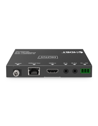 
DS-55520 DIGITUS - Kit extensor HDMI 4K HDBaseT, 70 m, PoC, RS232, IR, negro  Digitus