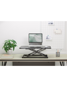 
DA-90445 DIGITUS - Convertidor de escritorio, 6 alturas Placa de MDF, altura: 45-405 mm, superficie: 67x47 cm