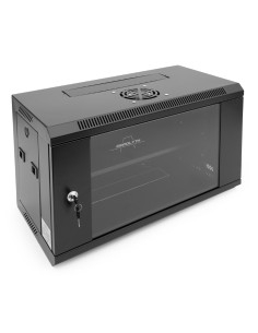 
204100 MONOLYTH - Armario Mural Rack 19"  6U 600x300 Negro Monolyth