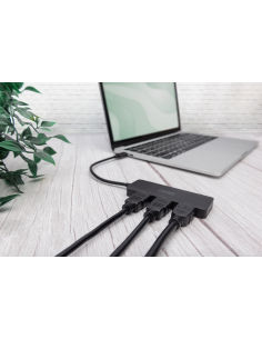 
DS-45333 DIGITUS - Hub de vídeo MST USB-C Macho a 3 X HDMI Digitus 2