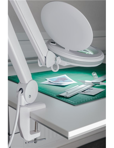 
77460 GOOBAY - Abrazadera de mesa de repuesto para lámparas de aumento
0 mm - 60 mm, metal macizo, blanco
