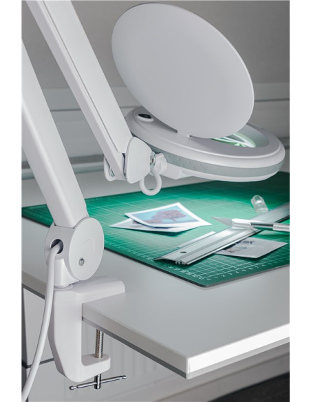 
77460 GOOBAY - Abrazadera de mesa de repuesto para lámparas de aumento
0 mm - 60 mm, metal macizo, blanco
