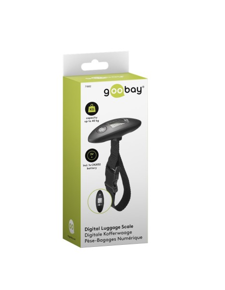 
71882 GOOBAY - Báscula de equipaje digital para un peso de hasta 40 kg