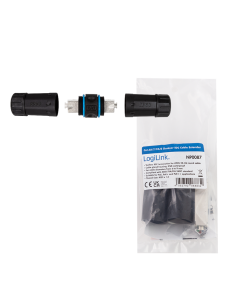 
NP0087 LOGILINK - Extensor IDC para exteriores para cable Cat.6A, Cat.7,Cat.7A, Cat.8,  IP68 Logilink