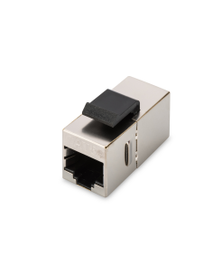
Acoplamiento modular CAT 5e, apantallado RJ45 a RJ45, apto para el montaje en paneles