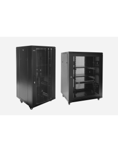 
103001 MONOLYTH - ARMARIO 19 pulgadas SIN ACCESORIOS  22U SH6022 600X1000 PTA.CRISTAL. Los armarios rack de suelo de 19 pulga