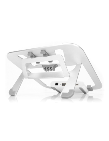 
DA-90408 DIGITUS - Acoplamiento USB-C (8 puertos) con elevador de notebook plata/blanco