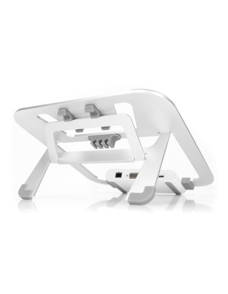 
DA-90408 DIGITUS - Acoplamiento USB-C (8 puertos) con elevador de notebook plata/blanco