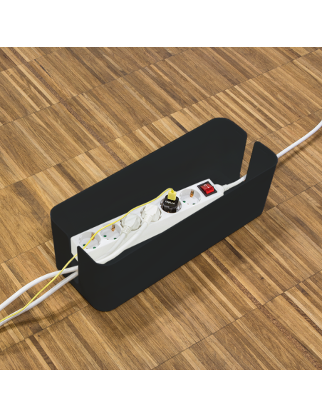 
KAB0077 LOGILINK - Caja de Gestion de Cables o Regletas  Kit de 3  Negra Logilink
