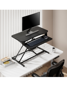 
EO0053 LOGILINK - Accesorio de Escritorio con Bandeja para Teclado, Capacidad de Carga hasta 15 kg, Altura Regulable con Reso 2