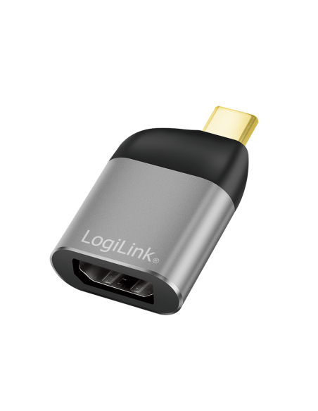 
CUA0204 LOGILINK - Adaptador USB C Macho a HDMI Hembra Compacto 8K/60 Hz (7680x4320) Logilink