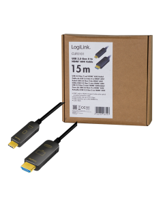 
CUF0101 Cable USB C Macho a HDMI Macho 15.00m 4K/60Hz 18 Gbit/s AOC Logilink
