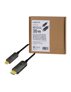 
CUF0102  Cable USB C Macho a HDMI Macho 20.00m 4K/60Hz 18 Gbit/s AOC Logilink
